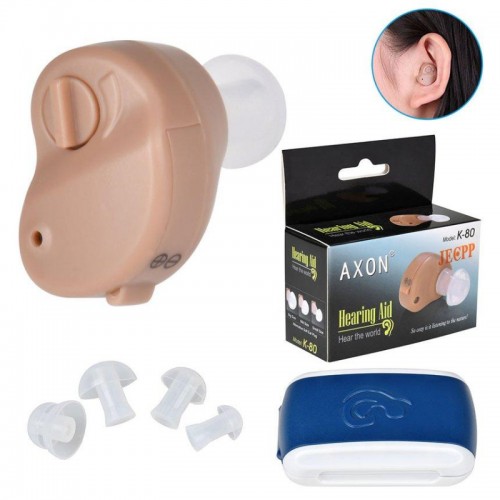Axon K-80 Mini Hearing Aid With Clear Sound and Adjustable Volume